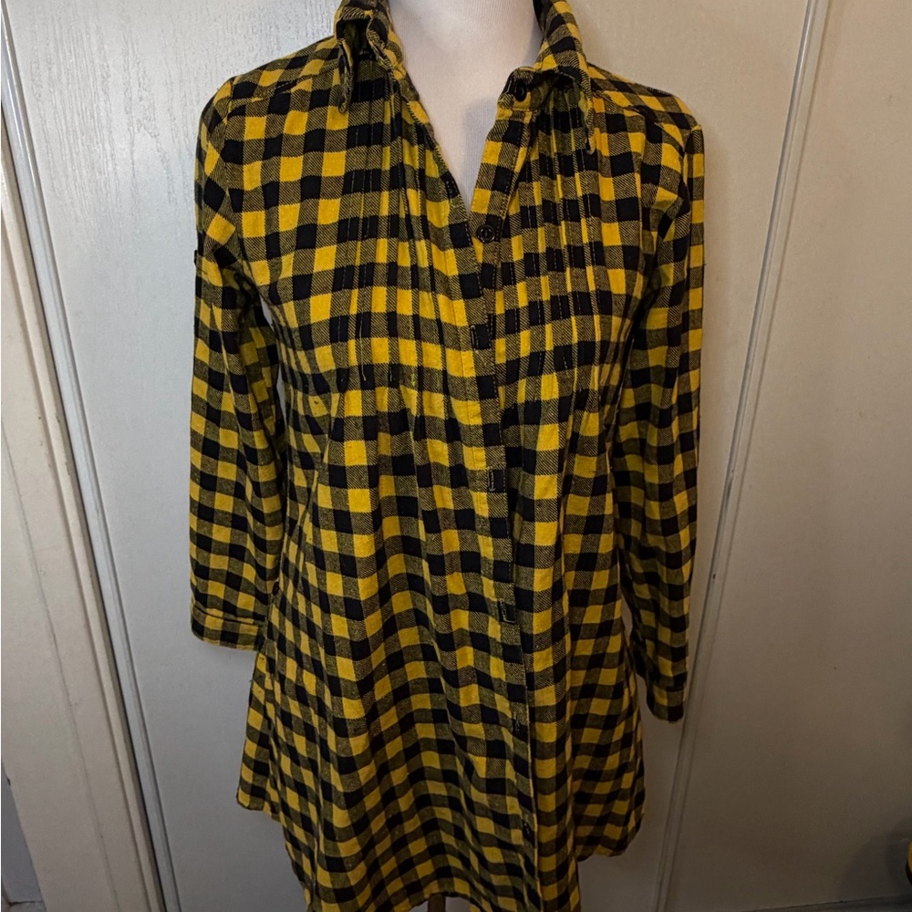 Buffalo Plaid Flannel Tunic